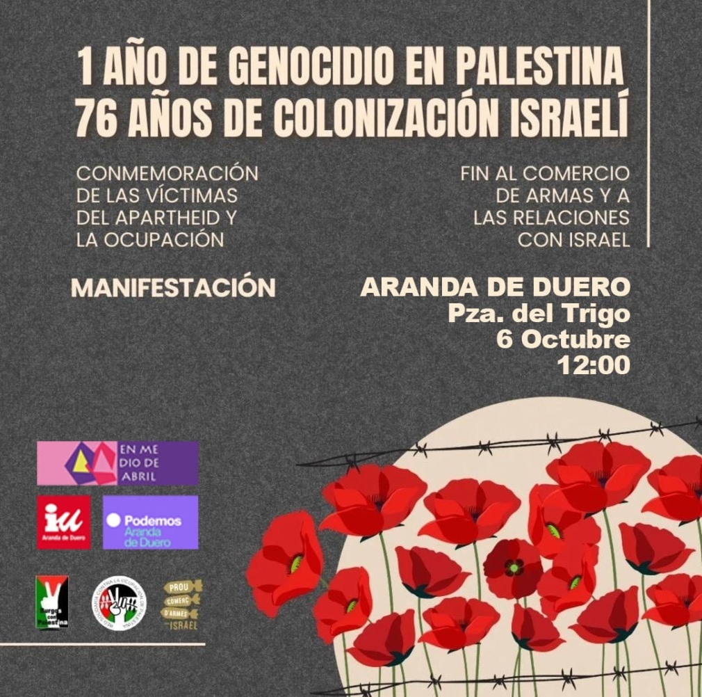 UN AÑO DE GENOCIDIO EN PALESTINA