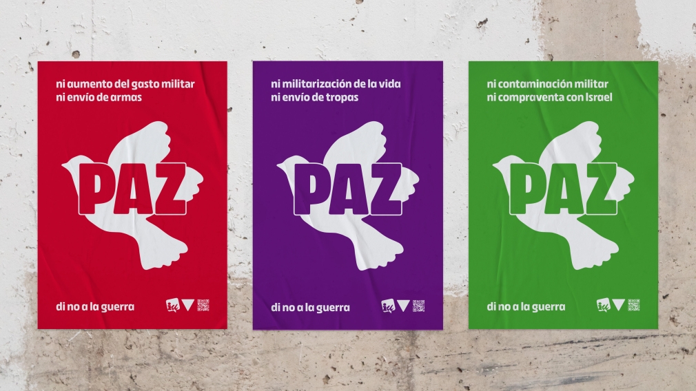 Ni aumento del gasto militar, ni envío de armas: paz