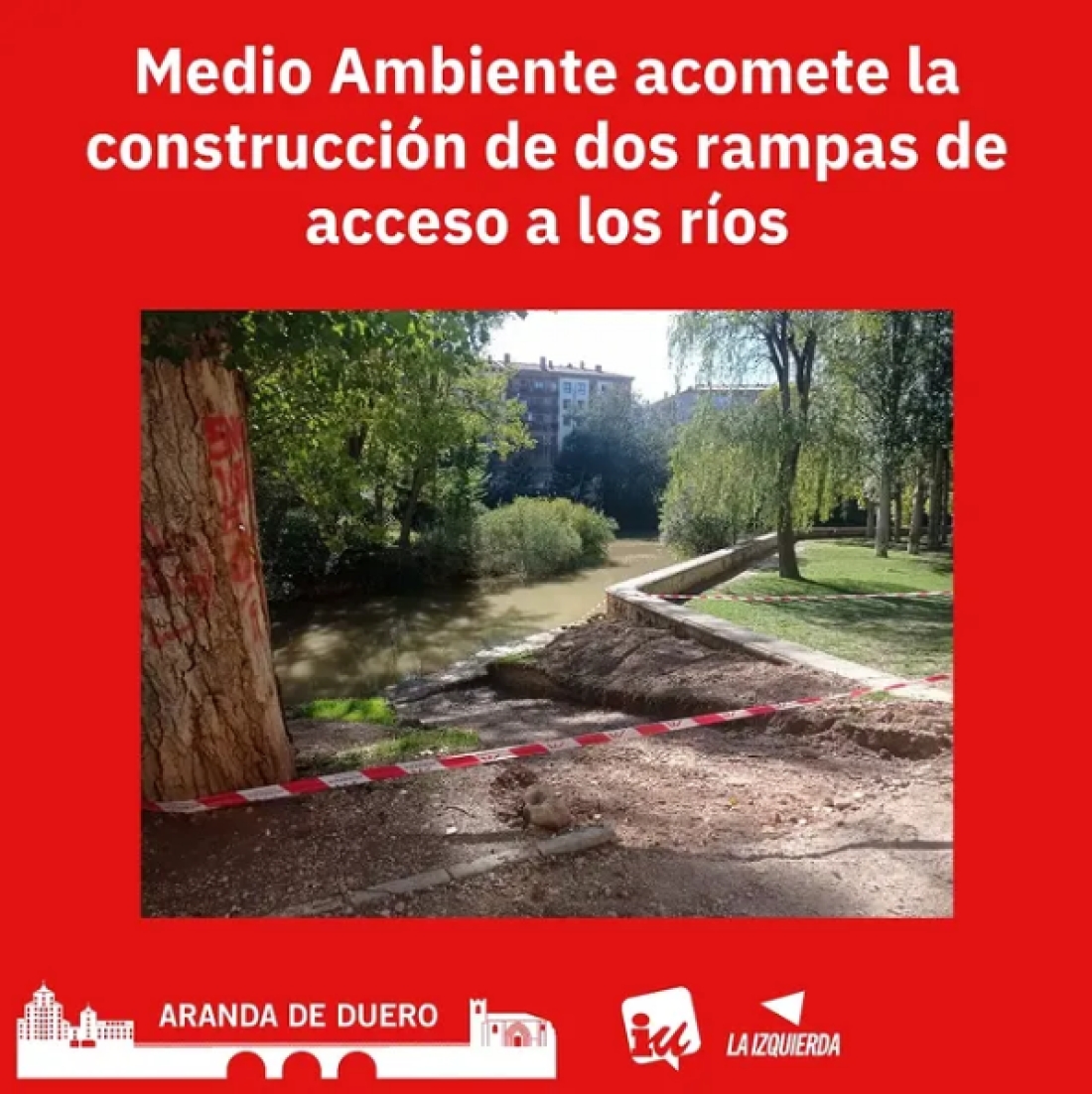 Medio ambiente acomete la construcción de dos rampas de acceso a los ríos