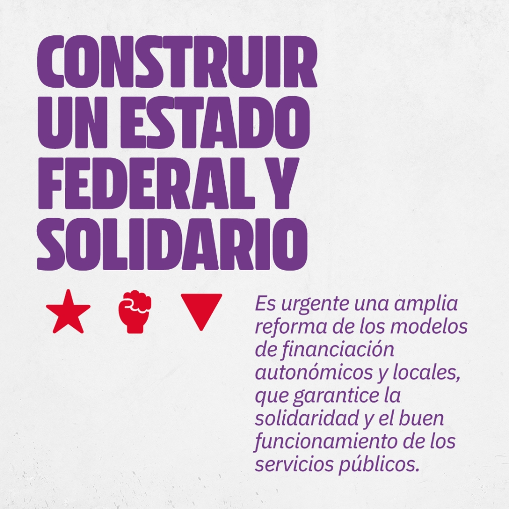 CONSTRUIR UN ESTADO FEDERAL Y SOLIDARIO